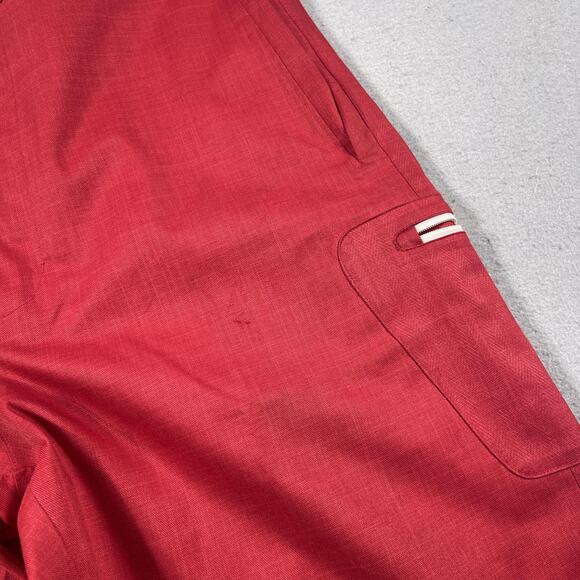 Under‎ Armour Pants Mens Large Red ColdGear Snow Ski Outdoor Zip Pockets Winter - Picture 5 of 13